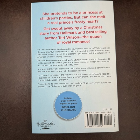 Once Upon A Royal Christmas by Teri Wilson Romance Novel Book. - Picture 4 of 4